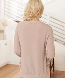 Ave Shops In The Forest Mocha Long Sleeve Top - Stylish & Comfortable Tops & Blouses 28 Ave Shops In The Forest Top In Mocha Clothing