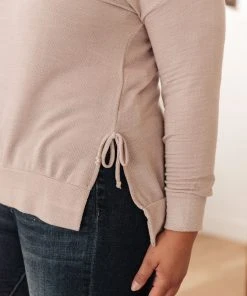 Ave Shops In The Forest Mocha Long Sleeve Top - Stylish & Comfortable Tops & Blouses 26 Ave Shops In The Forest Top In Mocha Clothing