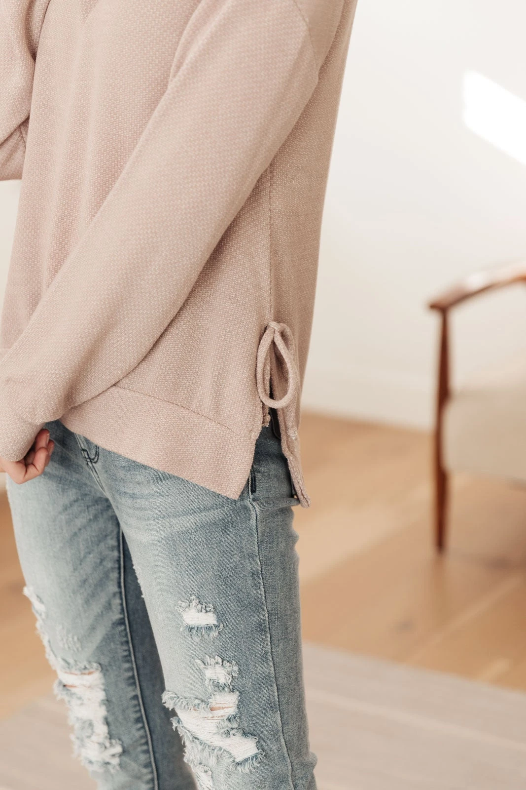 Ave Shops In The Forest Mocha Long Sleeve Top - Stylish & Comfortable Tops & Blouses 8 Ave Shops In The Forest Top In Mocha Clothing