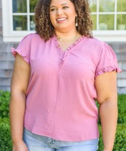 Ave Shops New Arrivals I See London, I See France Short Sleeve Blouse | Women's Tops & Blouses 24 Ave Shops New Arrivals I See London, I See France Blouse