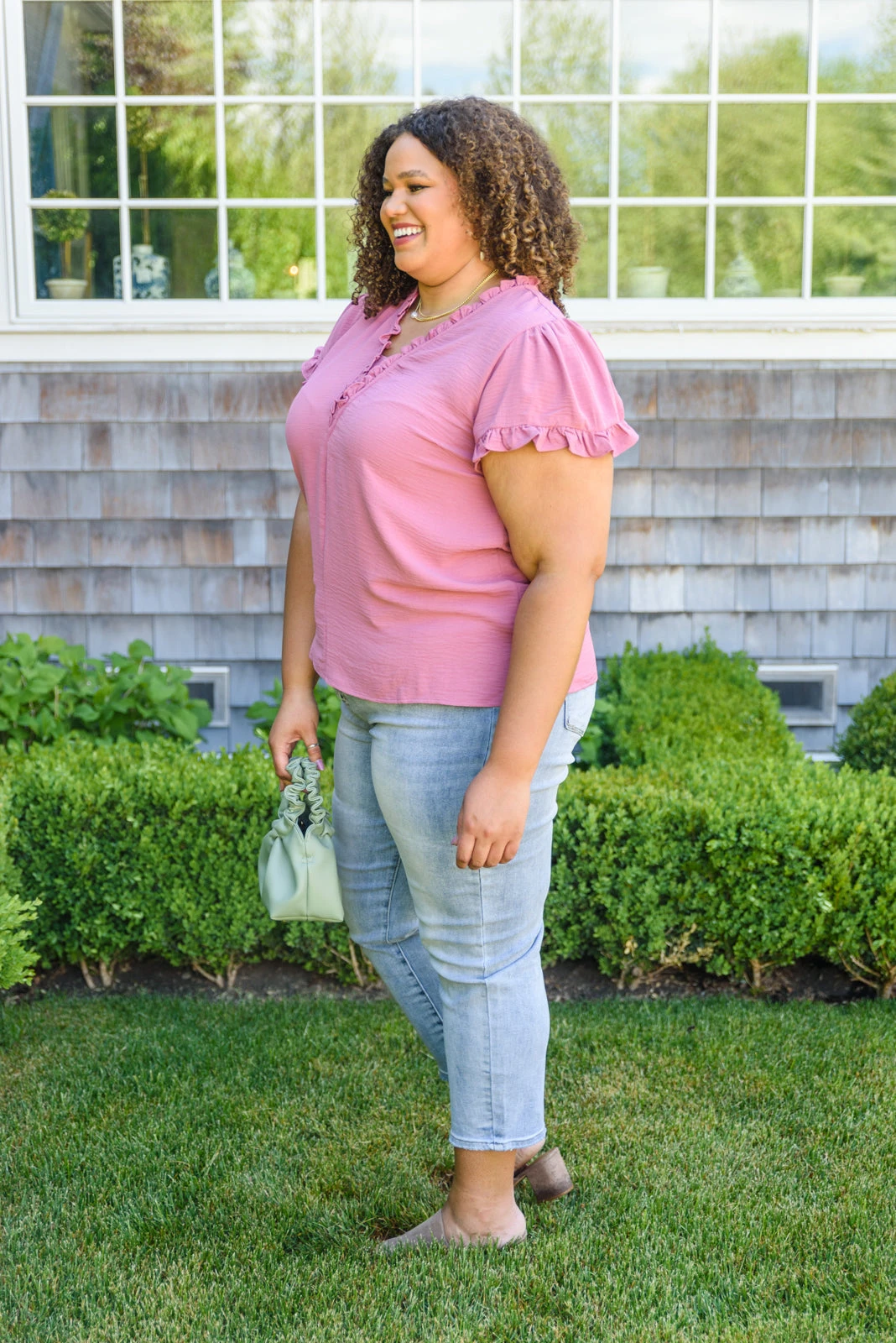 Ave Shops New Arrivals I See London, I See France Short Sleeve Blouse | Women's Tops & Blouses 10 Ave Shops New Arrivals I See London, I See France Blouse