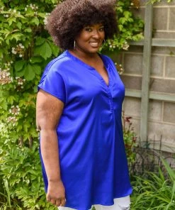 Ave Shops New Arrivals Isn't It Ironic Shirt In Blue