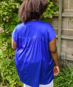 Ave Shops New Arrivals Isn't It Ironic Shirt In Blue