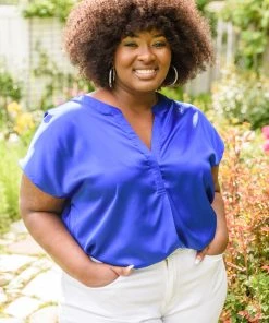 Ave Shops New Arrivals Isn't It Ironic Shirt In Blue