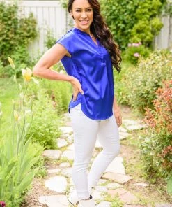 Ave Shops New Arrivals Isn't It Ironic Shirt In Blue