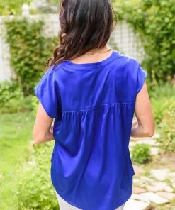 Ave Shops New Arrivals Isn't It Ironic Shirt In Blue