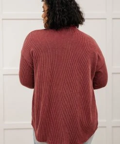 Ave Shops Clothing Ivy League Boyfriend Shacket In Wine