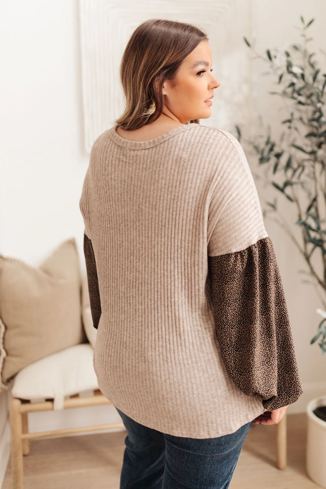 Ave Shops Jennica Top In Taupe - Stylish Long Sleeve Blouse for Women 14 Ave Shops Jennica Top In Taupe Clothing