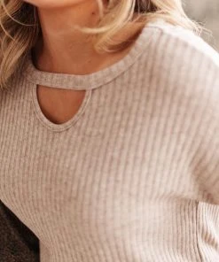 Ave Shops Jennica Top In Taupe - Stylish Long Sleeve Blouse for Women 26 Ave Shops Jennica Top In Taupe Clothing