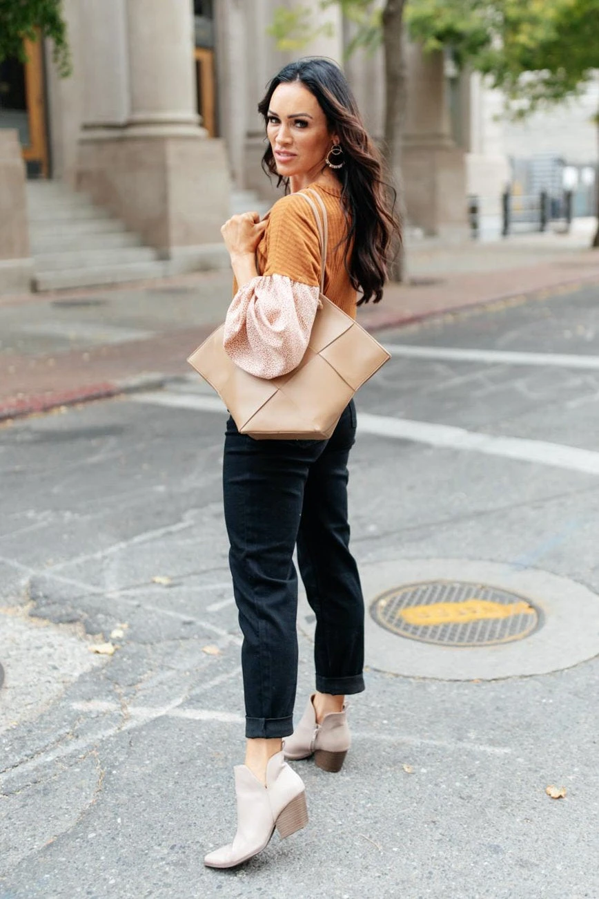 Ave Shops Jennica Top In Warm Spice | Long Sleeve Tops for Women | Elegant Tops & Blouses 9 Ave Shops Jennica Top In Warm Spice