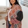 Ave Shops Jessie Mixed Print Cardigan