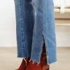 Ave Shops Jody Slim Flare Side Slit Jeans Bottoms & Jeans