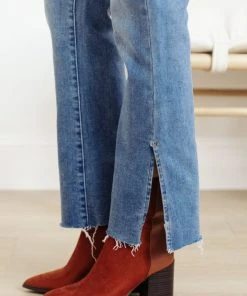 Ave Shops Jody Slim Flare Side Slit Jeans Bottoms & Jeans