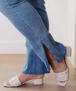 Ave Shops Jody Slim Flare Side Slit Jeans Bottoms & Jeans