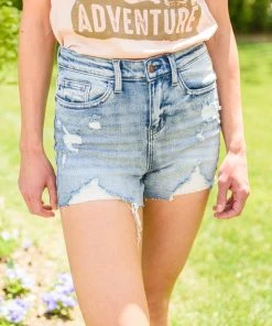 Ave Shops Judy Hi-Rise Destroyed Shorts New Arrivals