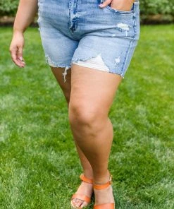 Ave Shops Judy Hi-Rise Destroyed Shorts New Arrivals