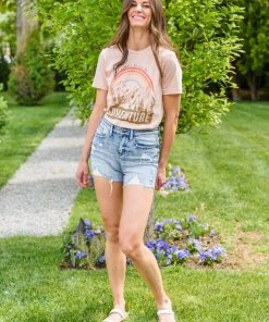 Ave Shops Judy Hi-Rise Destroyed Shorts New Arrivals