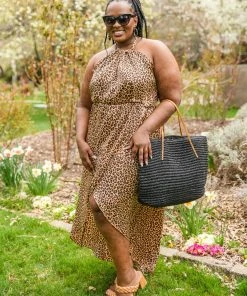 Ave Shops Dresses, Rompers, Jumpsuits Just My Luck Animal Print Dress