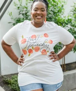 Ave Shops New Arrivals Just Peachy Graphic T-Shirt
