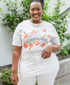 Ave Shops New Arrivals Just Peachy Graphic T-Shirt