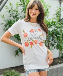 Ave Shops New Arrivals Just Peachy Graphic T-Shirt