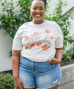 Ave Shops New Arrivals Just Peachy Graphic T-Shirt