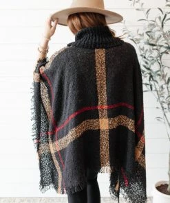 Ave Shops DOORBUSTER Keep It Cozy Poncho Cardigans, Sweaters, Outerwear