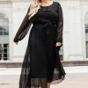 Ave Shops Dresses, Rompers, Jumpsuits Simple And Pleated Dress In Black