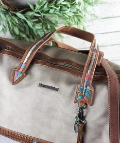 Montana West New Arrivals Khaki Arrow Weekender Duffle Bag