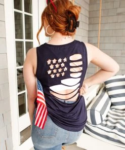 Ave Shops Land Of The Free Tank Clothing