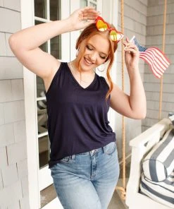 Ave Shops Land Of The Free Tank Clothing