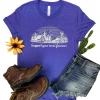 Cinchy Cowgirl Lapis Support Your Local Farmers Short Sleeve Tee - TCC Graphic Tee 1 The Cinchy Cowgirl Lapis Support Your Local Farmers Short Sleeve Tee