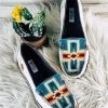 Myra Laramie Aztec Cowhide Slip On Shoes Footwear
