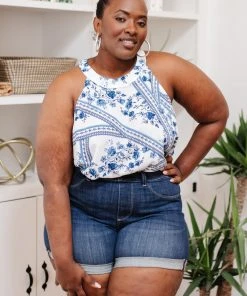 Ave Shops Layla High Waisted Pull On Shorts