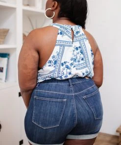 Ave Shops Layla High Waisted Pull On Shorts