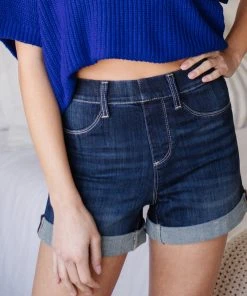 Ave Shops Layla High Waisted Pull On Shorts