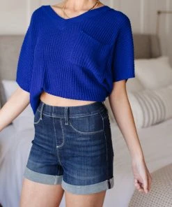 Ave Shops Layla High Waisted Pull On Shorts