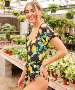 Ave Shops Lemon Drop Swimsuit