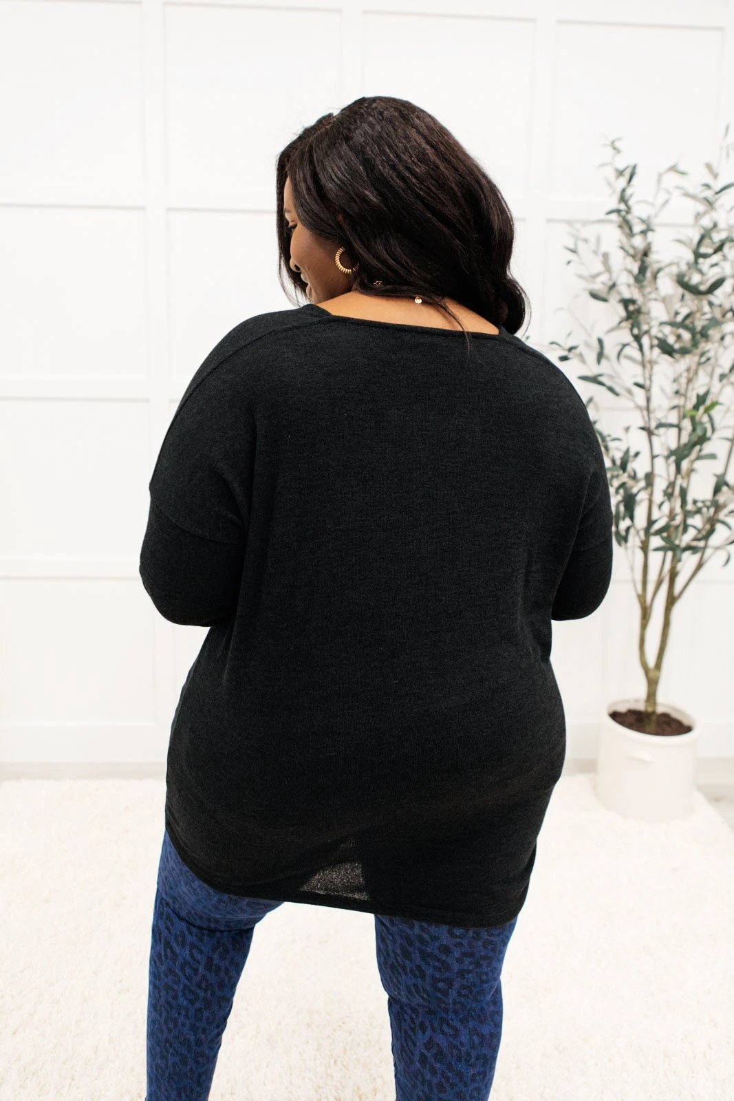 Ave Shops Let It Be Black Long Sleeve Top | Stylish Women's Tops & Blouses 12 Ave Shops Let It Be Top In Black Clothing