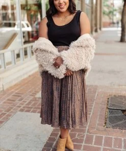 Ave Shops Cardigans, Sweaters, Outerwear Annika Plush Faux Fur Jacket