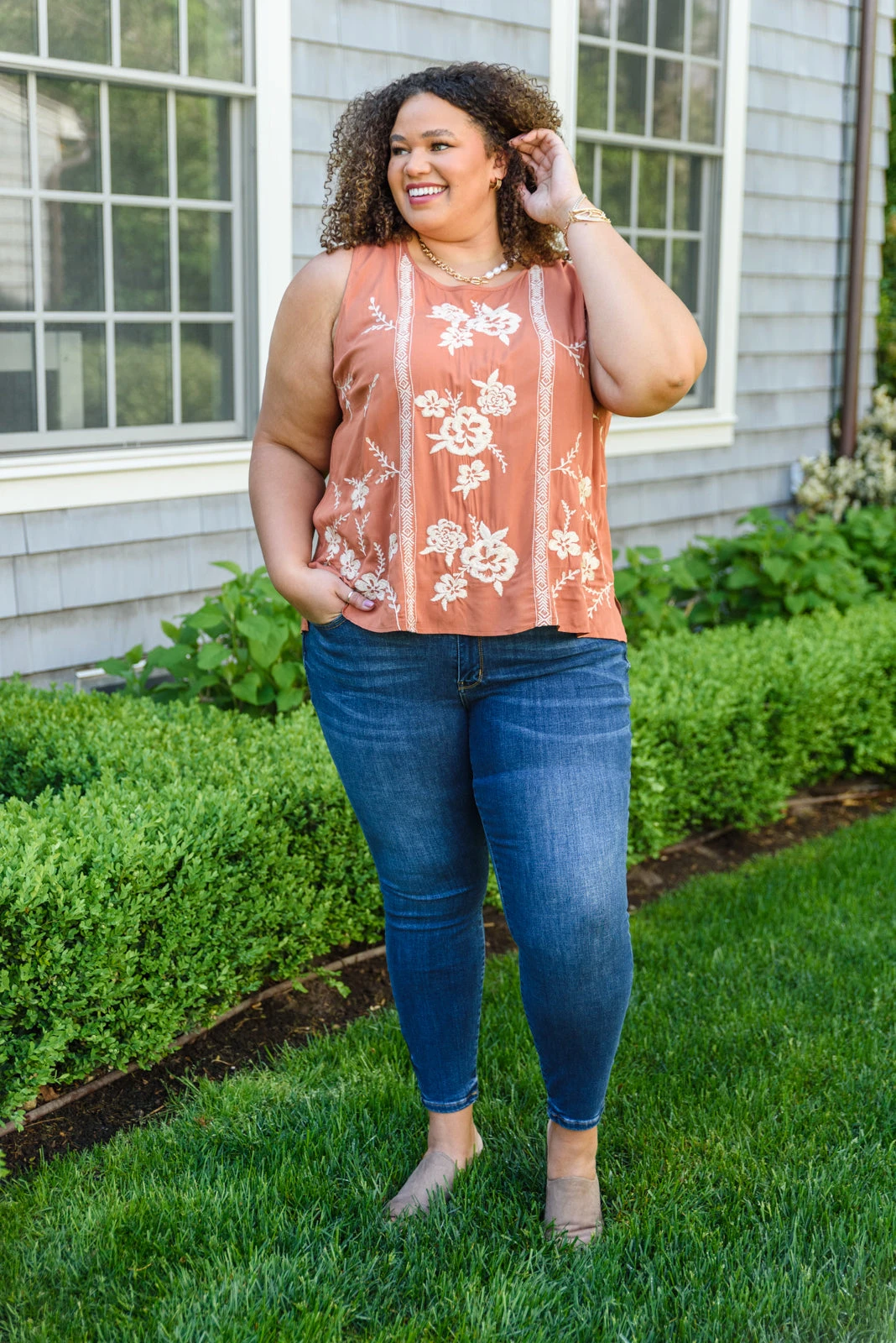 Ave Shops Lifetime Chance Tank - New Arrivals Short Sleeve Top for Women 13 Ave Shops New Arrivals Lifetime Chance Tank