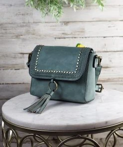 Jen & Co Light Blue Studded Crossbody Handbag | MEGA SALE -The Cinchy Cowgirl Store LightBlueStuddedCrossbodyHandbag4 1080x