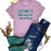 The Cinchy Cowgirl Lilac Drink Margaritas & Ride My Horse Short Sleeve Tee Clothing