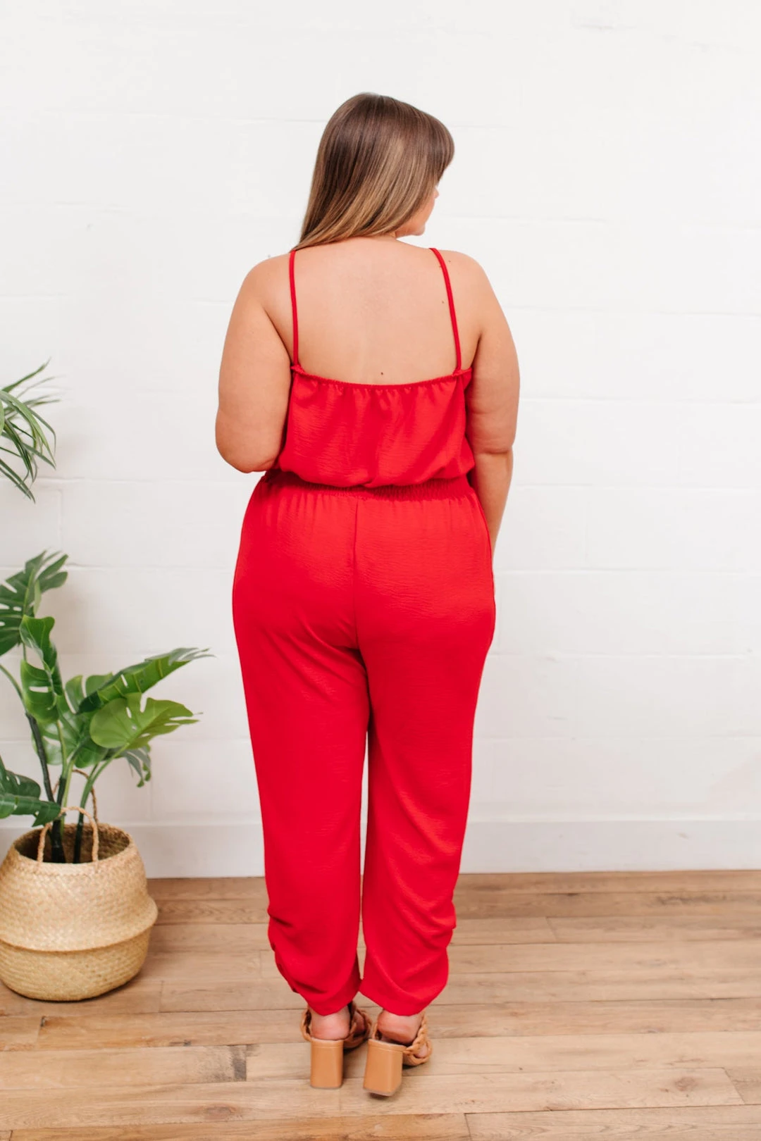 Ave Shops Livin' The Dream Red Jumpsuit - Stylish Women's Romper for Casual Wear 14 Ave Shops Livin' The Dream Jumpsuit In Red Dresses, Rompers, Jumpsuits