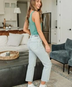 Ave Shops Love On Top Distressed Jeans | Trendy Women's Denim Jeans | Bottoms & Jeans 32 Ave Shops Love On Top Distressed Jeans Bottoms & Jeans