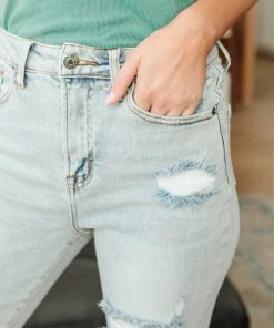 Ave Shops Love On Top Distressed Jeans | Trendy Women's Denim Jeans | Bottoms & Jeans 36 Ave Shops Love On Top Distressed Jeans Bottoms & Jeans
