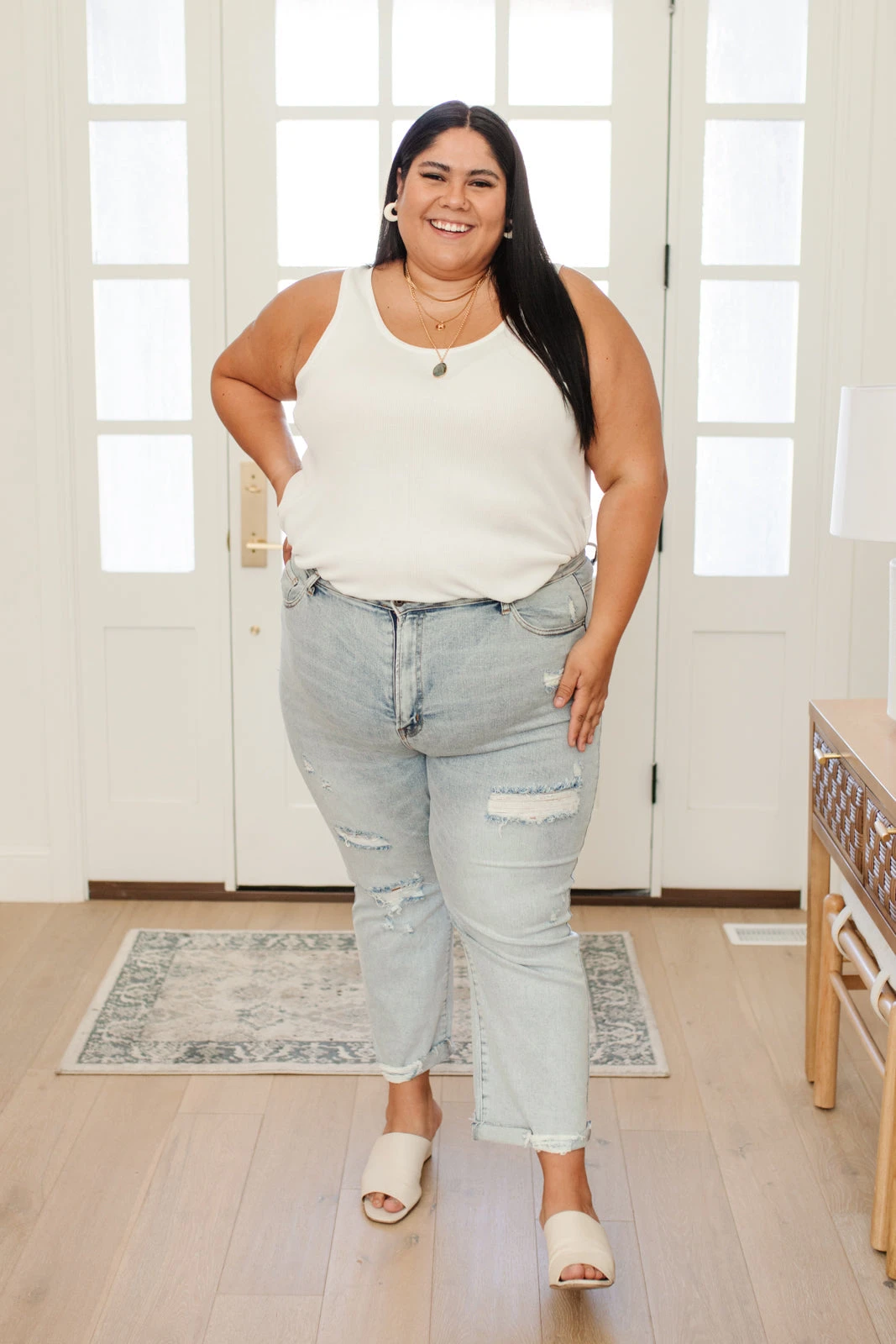 Ave Shops Love On Top Distressed Jeans | Trendy Women's Denim Jeans | Bottoms & Jeans 17 Ave Shops Love On Top Distressed Jeans Bottoms & Jeans