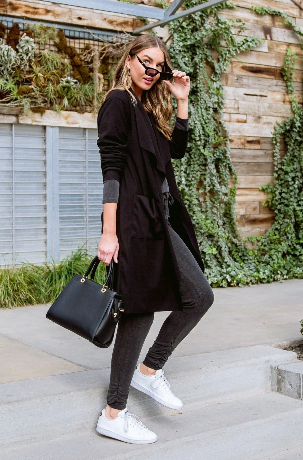 Ave Shops Lucky Break Jacket - Black Cardigan Sweater for Women | Stylish Outerwear 3 Ave Shops Lucky Break Jacket In Black Clothing