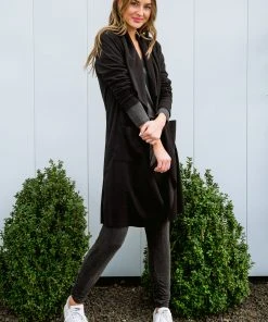 Ave Shops Lucky Break Jacket - Black Cardigan Sweater for Women | Stylish Outerwear 32 Ave Shops Lucky Break Jacket In Black Clothing