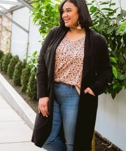 Ave Shops Lucky Break Jacket - Black Cardigan Sweater for Women | Stylish Outerwear 31 Ave Shops Lucky Break Jacket In Black Clothing